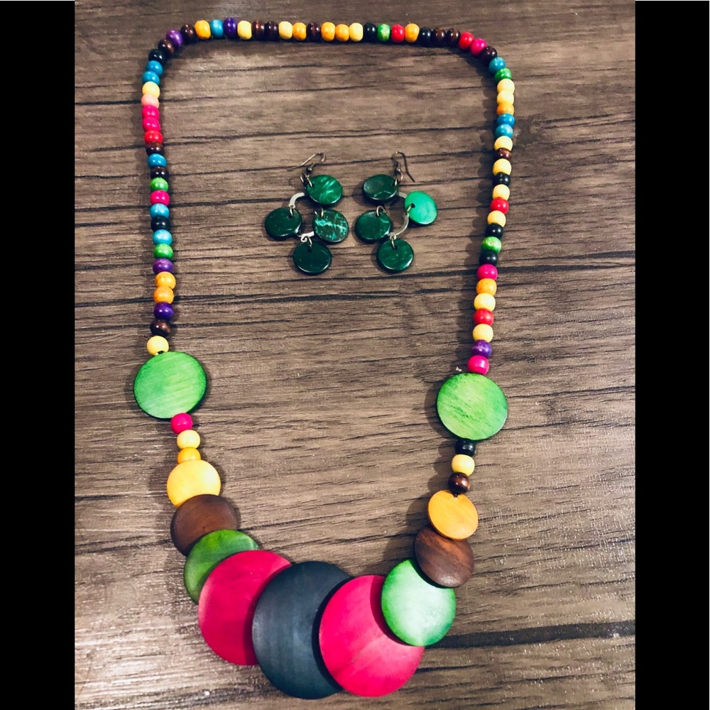 Multicolor Earthen Eco Friendly Banjara Necklace